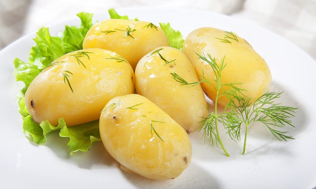 ПП питание: картофель с зеленью фото